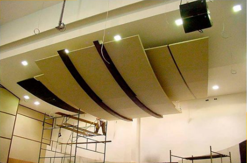 Forro de Madeira Isolamento Acústico Canoas - Forro Acústico para Igreja