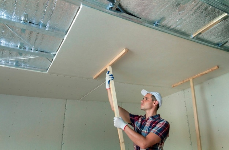 Parede de Gesso para Quarto Valores São João de Meriti  - Parede de Gesso Drywall