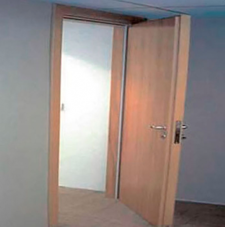 Porta Acústica Madeira Sobradinho - Porta Acústica Apartamento