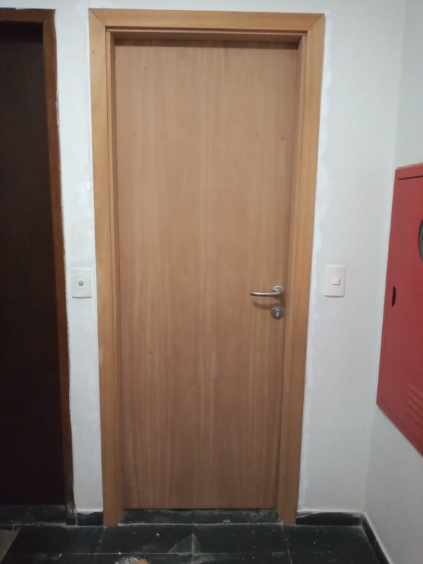 Porta de Madeira Acústica Valor Cajazeiras - Porta para Quarto com Isolamento Acústico